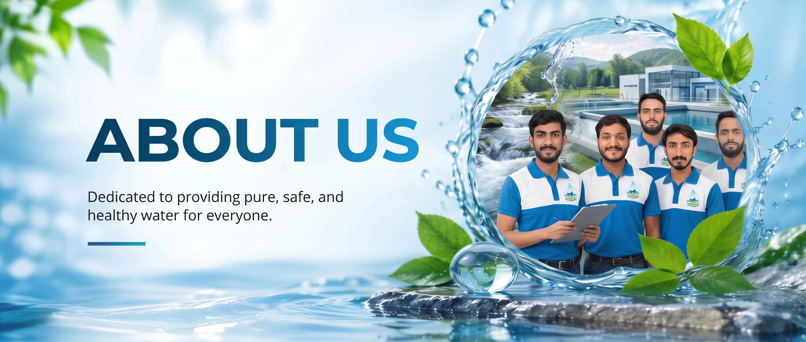 About Blue H2O: dedicated to providing pure, safe, and healthy water