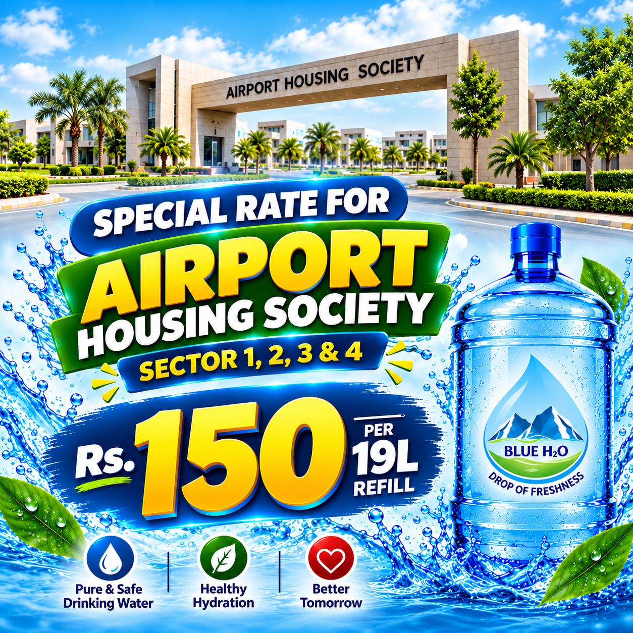 Blue H2O second offer. Click to view offers for new customers